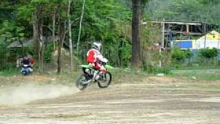 Perlis Dirt BikeMelepasi corner jump SgBatu Pahat Track [upl. by Yttam622]