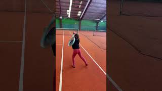 Tennis with 6 years old girl  improve tennis aisle viralvideo [upl. by Ytsud]