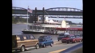 St Louis waterfront Steamboats [upl. by Lancelle]