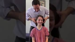 Young Girl has Acute Neck Pain  FIXED by Chiropractic Adjustment [upl. by Gerrilee]