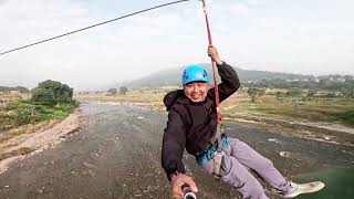 Zipline Adventure in Daraudi Adventure Game in Gorkha Nepal [upl. by Arries715]