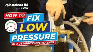 How to Resolve a Low Pressure Problem on a JetPressure Washer [upl. by Eneleahcim810]