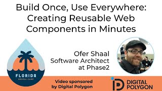 Build Once Use Everywhere Creating Reusable Web Components in Minutes [upl. by Aikemehs]