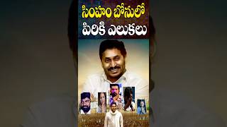 సింహం బోనులో పిరికి ఎలుకలు  YCP Leaders Leaving YS Jagan  AP Politics  Cine Megham [upl. by Maidie]