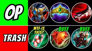 Wild Rift ITEM TIERLIST Patch 50 [upl. by Sedberry104]