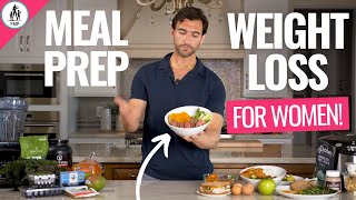 SIMPLE and EASY Meal Prep Ideas for Women for Weight Loss [upl. by Farmelo]