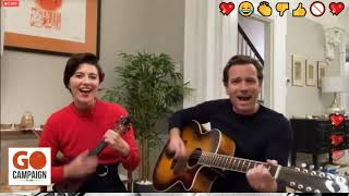 Go Global Gala 2020 Ewan McGregor and Mary Elizabeth Winstead sing Tender [upl. by Jereme]