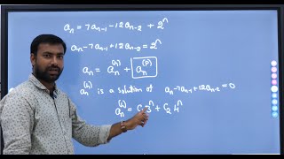 Solutions of Non Homogeneous Linear Recurrence Relations [upl. by Harding]