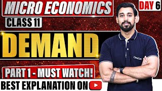 Microeconomics  Demand  Chapter 3  Part 1 [upl. by Ecarret257]