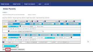HOOCS Ordering a New Div Load Permit Tutorial Video [upl. by Nodnarb]