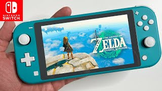 Zelda Tears of the Kingdom Nintendo Switch LITE Gameplay [upl. by Grania]