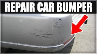 How to Repair a Scuffed or Damaged Car Bumper for less than 100 [upl. by Valente]