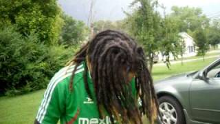 my dreads at 2 yearsbackcombed method [upl. by Eiluj173]