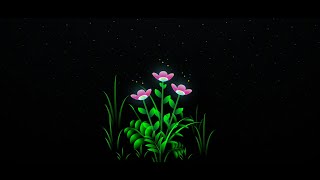 Dynamic Glowing plants with htmlCss and JavaScript [upl. by Suoivatco]