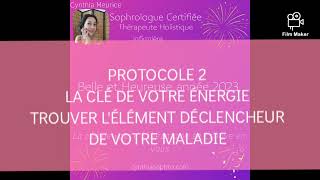 Protocole 2 LA CLÉ DE VOTRE ÉNERGIE de NATACHA CALESTREME Trouver lélément déclencheur [upl. by Gilli]