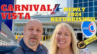 New Carnival Vista 2024 Refurbished  See Whats Changed  Vlog 1 [upl. by Ahsekam887]