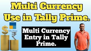 How to use Multi Currency in Tally Prime [upl. by Tace]