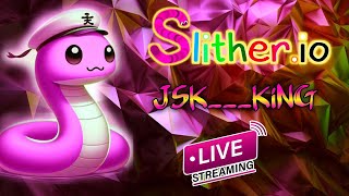 Slitherio  Live Streaming  11082024  JSK K i N G  JSK Team YT LiVE [upl. by Eimot]