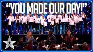 The Big Sing literally TAKE OVER the theatre  Unforgettable Audition  Britains Got Talent [upl. by Julia]