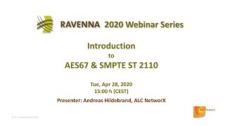 Introduction To AES67 amp SMPTE ST 2110 [upl. by Leora]