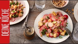 Radieschensalat mit Apfel  REWE Deine Küche [upl. by Kimberley371]