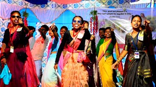 bandhumilan barilapta parish  Marathi nagpuri hindi entertainment dance by barilapta parish youths [upl. by Nytsyrk]