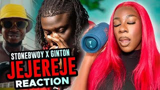 Stonebwoy ft Ginton “JEJEREJE “ Music Video Reaction by Schellinx 🔥 [upl. by Eesdnyl]