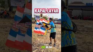 Layangan Unik Kapal Layar layangan [upl. by Leugimesoj]