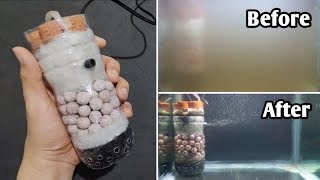 Aquarium internal filter DIY  DIY filter for fish tank  DIY aquarium filter [upl. by Ayatnwahs]