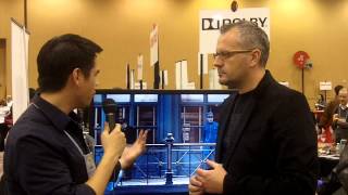 CES 2013 Dolby Shows off a 4k glassless 3D TV [upl. by Mount]