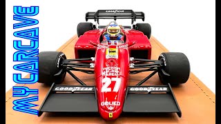 1984 Ferrari 126 C4M2 M Alboreto 118th by Tecnomodel [upl. by Aioj]