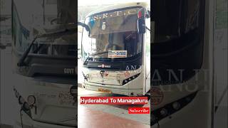 Hederabad To Mangaluru Ambari Sleeper Bus shorts buslover bus ytshorts [upl. by Schuman]