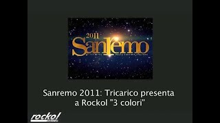 Sanremo 2011  Tricarico presenta quot3 coloriquot [upl. by Shear]