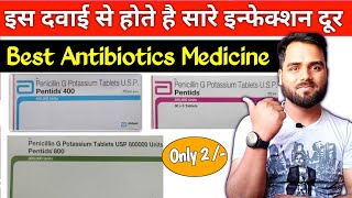 pentids 400 uses hindi 🔥 penicillin g potassium tablets uses  benzylpenicillin injection [upl. by Ing]