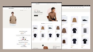 Ecommerce Website HTML CSS Javascript  Complete Responsive Multipage [upl. by Eizus]