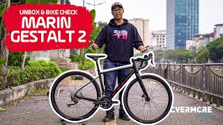 Unbox and Bike Check Marin Gestalt 2  Gravel  Beyond Road bike [upl. by Ellmyer]