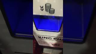 arcade money changer machine £20 pound note satisfiying asmr shorts family viral video [upl. by Enajyram940]