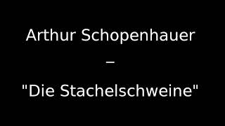 Schopenhauer  Die Stachelschweine [upl. by Kirchner]