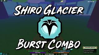 Shiro Glacier Only Combo  Shindo Life [upl. by Magulac]