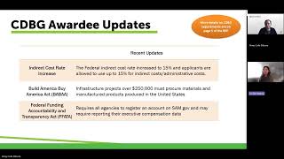 Community Agency Funding Bidder’s Conference FY202526 Application [upl. by Ynolem]