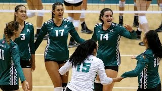 Rainbow Wahine Volleyball 2016  15 Hawaii Vs Pacific [upl. by Halimak219]