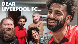 SALAH SURPRISES INSPIRATIONAL LIVERPOOL FAN AT HOME [upl. by Mcgean]