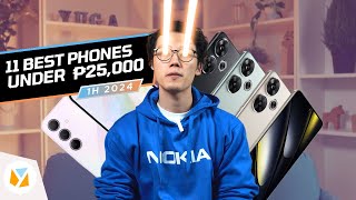 11 BEST Phones UNDER PHP 25K 1H 2024 [upl. by Anirb539]