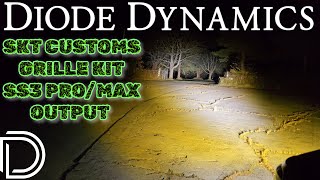 SKTcustoms grille pod kit Diode Dynamics SS3 MaxPros  5th gen Ram 1500 [upl. by Rennane96]