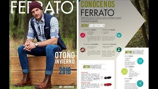 Catalogo Calzado ferrato caballero Andrea otoño invierno 2018 [upl. by Netfa394]