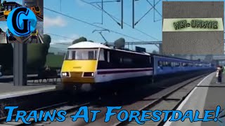 Trains At Forestdale In British Railway [upl. by Holmann]