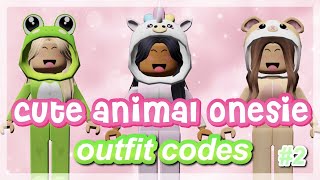 cute animal onesie outfit codes for bloxburg PART 2  roblox ♡ [upl. by Fanchette]