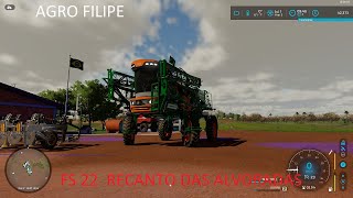 FARMING SIMULATOR 22 MAPA RECANTO DAS ALVORADAS APLICACAO DE HERBICIDA STARA IMPERADOR 30 [upl. by Struve6]