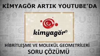 HİBRİTLEŞME VE MOLEKÜL GEOMETRİLERİ SORU ÇÖZÜMÜ [upl. by Lramaj]