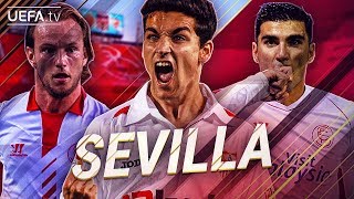 Sevilla  GREATEST European Goals amp Highlights  Navas Rakitic Reyes  BackTrack [upl. by Warenne]